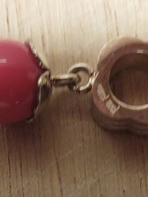 Folli Follie pendant like new, red color