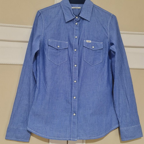 Lee women's cotton shirt like new, blue, size XS