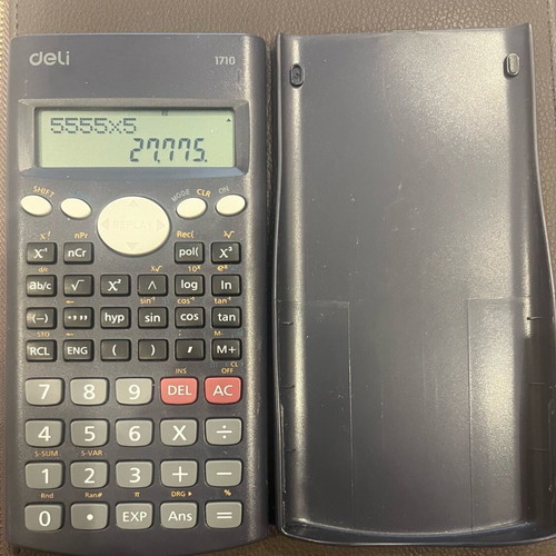 Deli 1710 scientific calculator like new