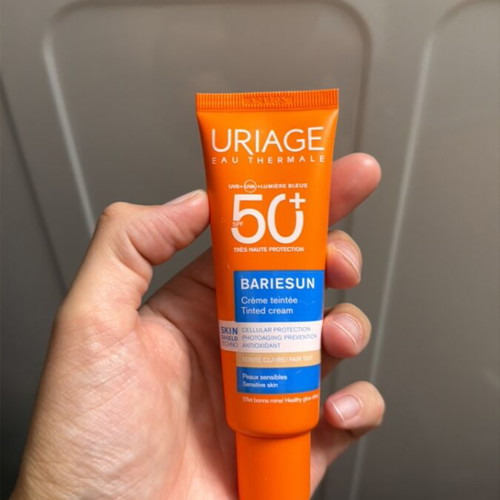 Uriage Bariesun SPF 50 tinted cream light color new