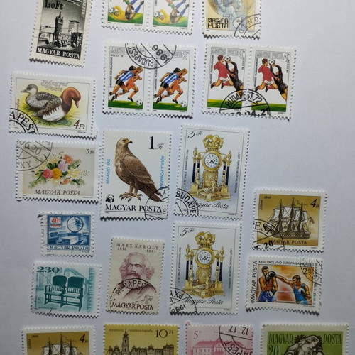 Hungary 30 stamps from 1968 including Mexico World Cup 1988