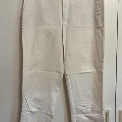 White pants from suit set like new, size L 40 12