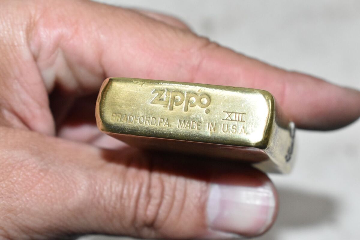Zippo Solid Brass lighter used, vintage… - € 35,00 - Vendora.cy