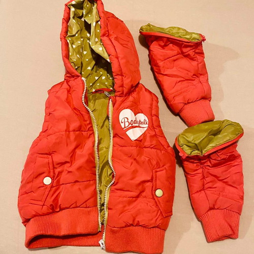 Body talk jacket for 1 year like new with detachable sleeves