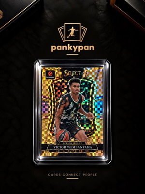 Victor Wembanyama 2025-26 Panini Select EuroLeague #128 Bronze Checker Prizm /49 κάρτα