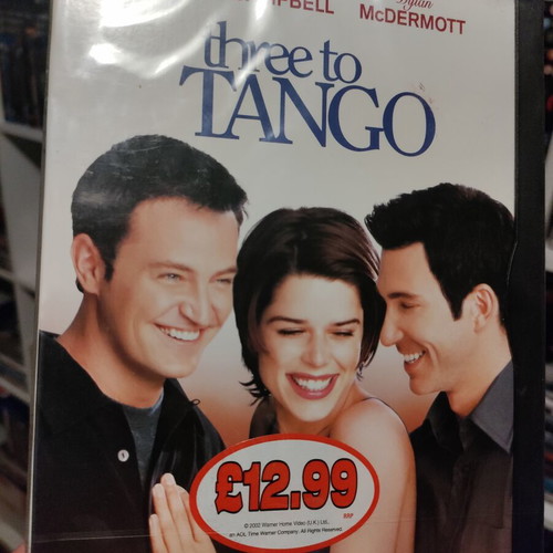 Three to Tango DVD new, comedy romantic with English and Bulgarian subtitles