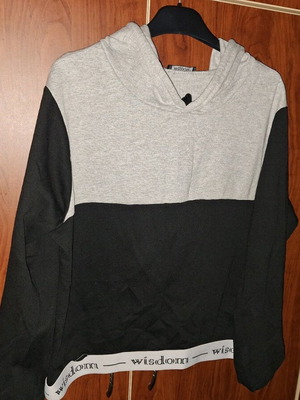 Wisdom short shirt used, black and gray