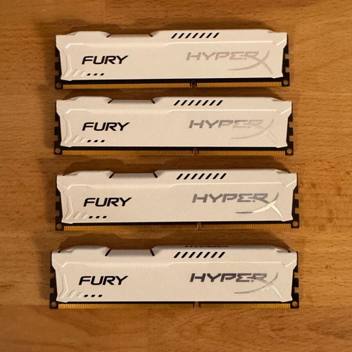 Kingston HyperX Fury 16GB White DDR3-1600 used