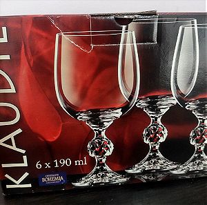 Ποτήρια κρασιού Klaudie Bohemia