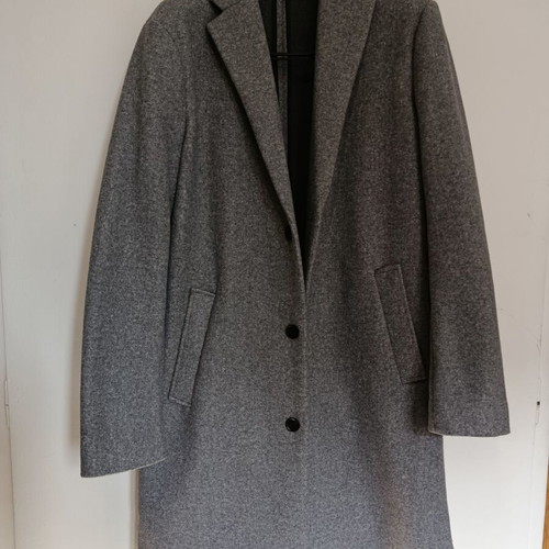 Zara men's coat gray like new, size M