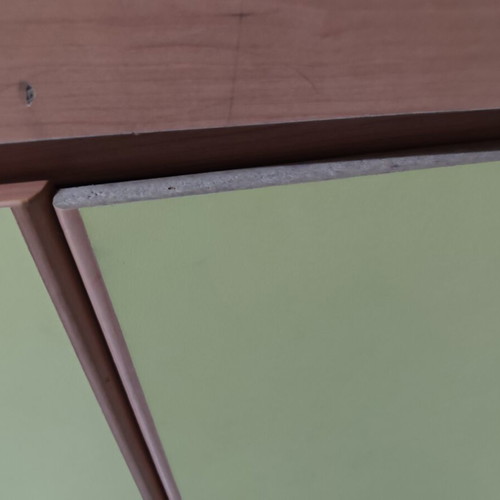 Modeco single loft bed with ladder and wardrobe