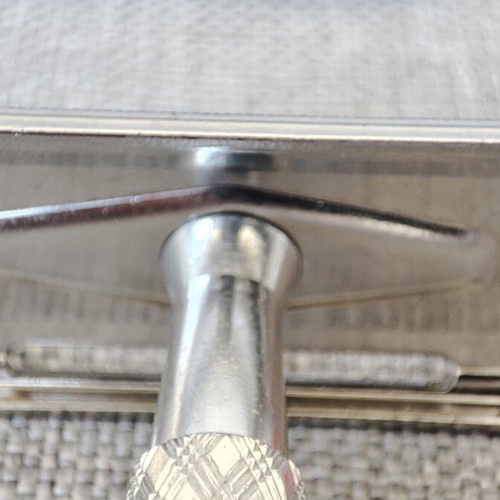 Gillette Tech vintage safety razor made in England with 5 blade packs gift