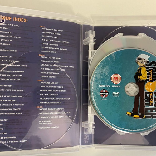 Soul Eater Complete Box Set DVD new with English subtitles