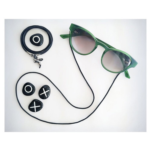 Moritz green sunglasses like new with case