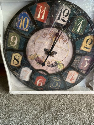 Wall clock new diameter 58 centimeters