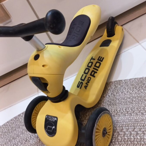 Scoot and Ride Kick Scooter used, adjustable height for 15 months to 5 years