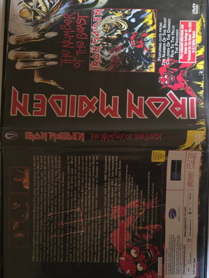 Iron Maiden The Number Of The Beast DVD like new, metal documentary