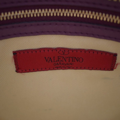 Valentino Garavani Rockstud Small Tote bag like new, plum purple leather