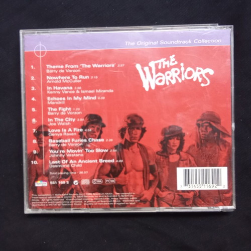 The Warriors Movie OST CD used, 1979 1980 decade