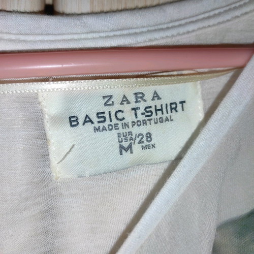 Blouse used transparent with design