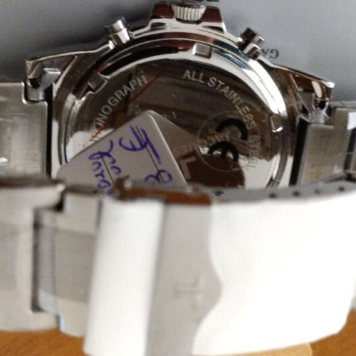 Jacques Lemans Liverpool Chronograph men's watch, white and blue