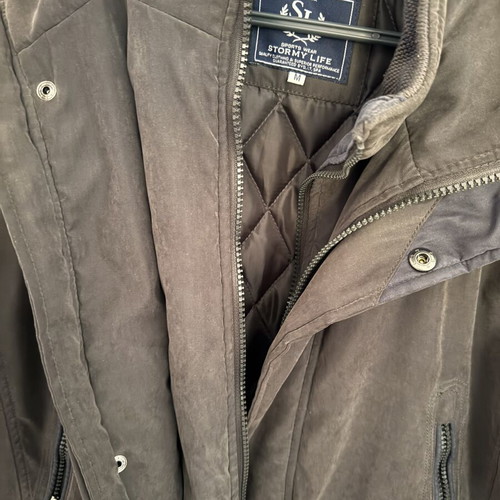 Stormy Life men's jacket size Medium with double zipper, anthracite