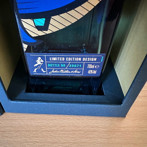 Johnnie Walker Blue Label Limited Edition empty bottle used with box