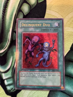 YuGiOh! Delinquent Duo MRL 1st edition μεταχειρισμένη κάρτα