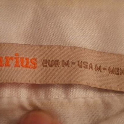 Stradivarius white embroidered skirt like new, size M 38 10