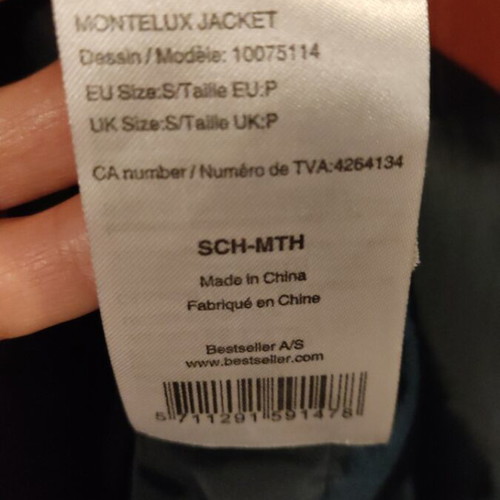 Vero Moda blue trench coat like new, sizes S and M