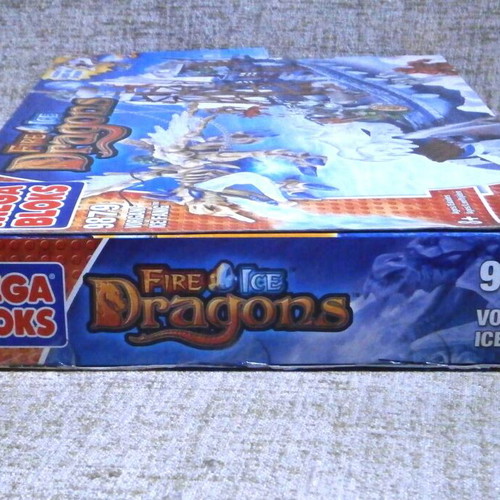 Mega Bloks Fire & Ice Dragons Vorgan Ice Fang 9879 building set