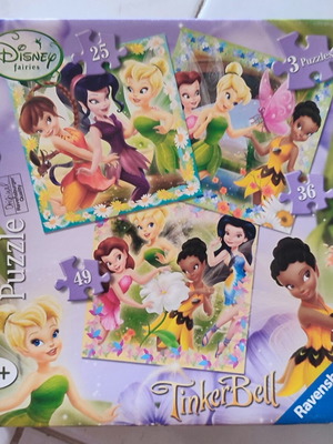Ravensburger Disney Fairies 3-in-1 Tinkerbell Puzzle like new