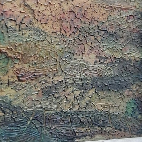 Charalampos Palaiologos Oil Painting on Wood, Like New
