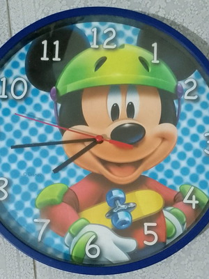 Mickey Mouse wall clock used
