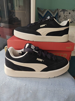 Puma Park Lifestyle Raw αθλητικά καινούργια, μέγεθος 44, μαύρο και άσπρο