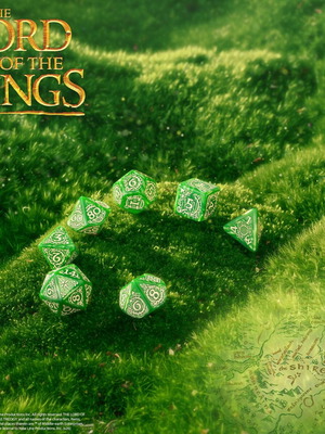 The Lord of the Rings Shire Dice Set by Q WORKSHOP