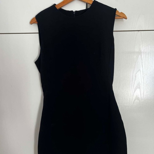 Zara black mini dress used, size S, fitted
