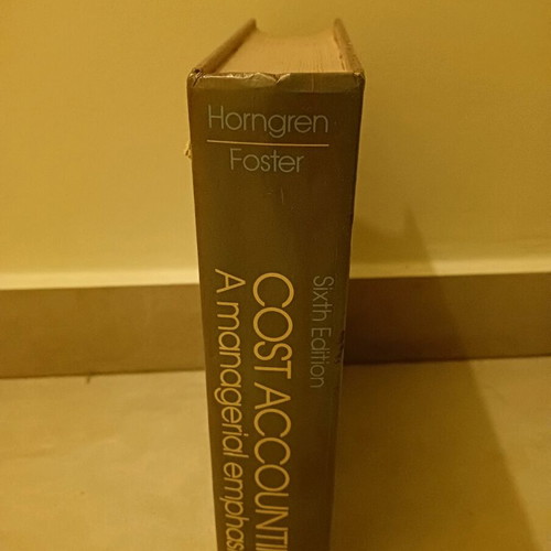 Cost Accounting Book like new, English text