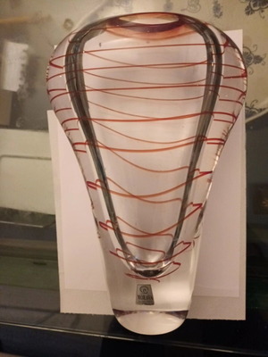 Κρυστάλλινο ανθοδοχείο Morava full lead crystal 30% σαν καινούργιο