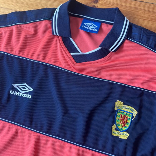 Umbro Scotland 1999/00 Away Jersey size L like new