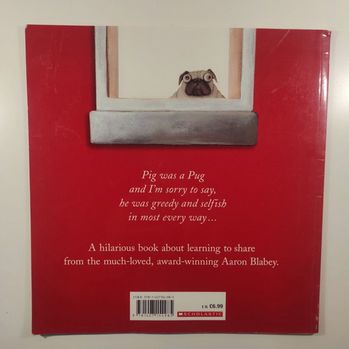 Pig the Pug picture book like new, English