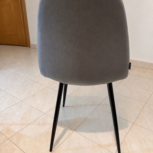 Chairs new, set of 4, with stain-resistant fabric