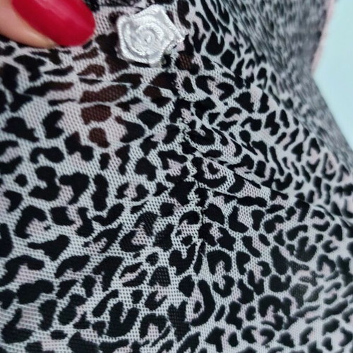 Terranova leopard print bustier top like new