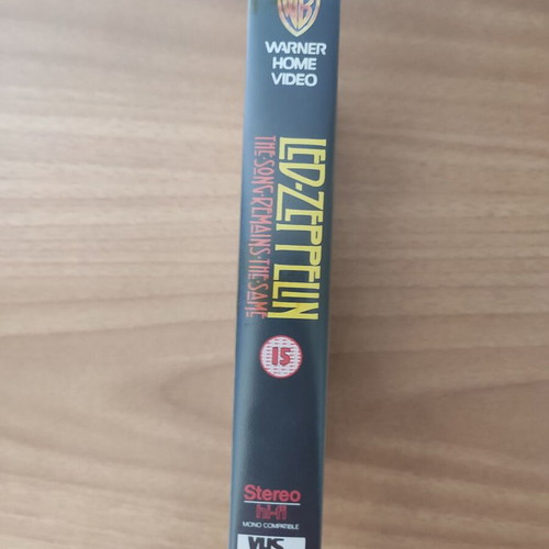 Led Zeppelin The Song Remains The Same VHS tape, Warner Home Video