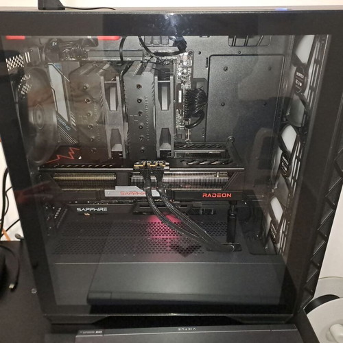 AMD RX 9070 XT Sapphire Pulse 16GB gaming PC with Ryzen 7 7800X3D