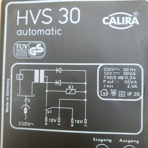 HVS 30 12V charger for caravan