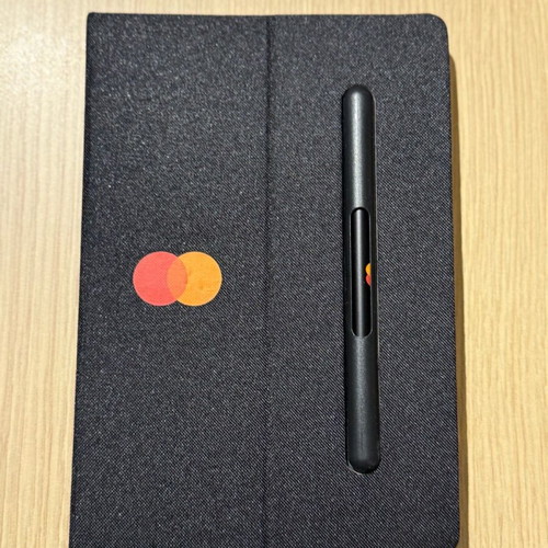Notebook agenda with pen new