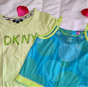 DKNY orchestra Πακέτο μπλουζάκια 2-3 ετών