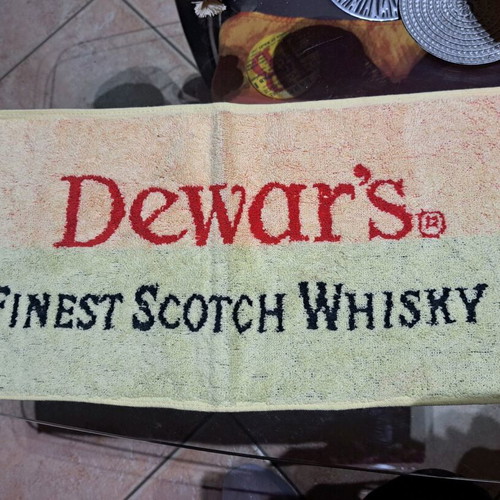 Dewar's towel new, size 50x22cm