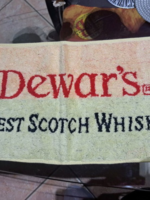 Dewar's towel new, size 50x22cm
